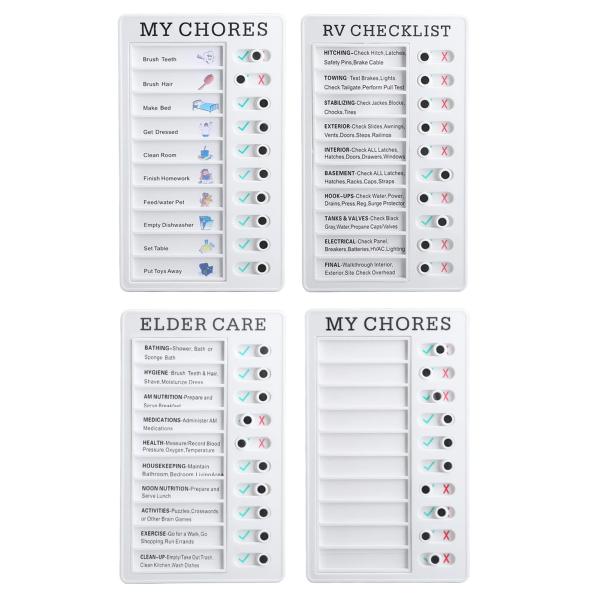 チェックリスト 忘れ物チェッカー チェックリストボード 持ち物チェッカー 雑用チャート やる事リスト...