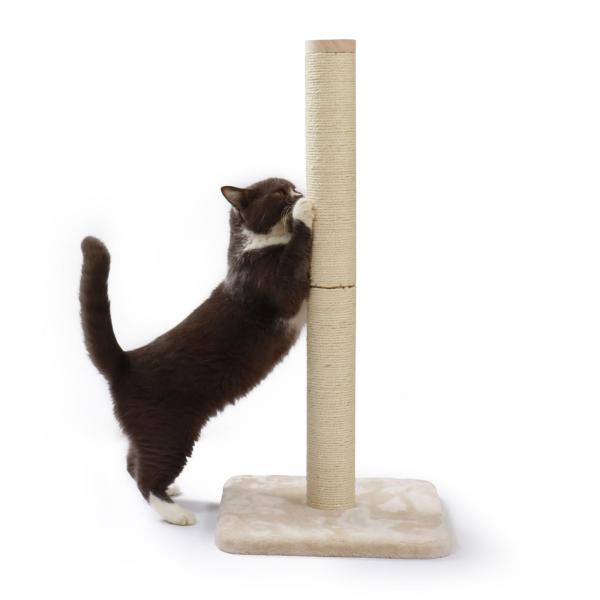 猫壱（necoichi） バリバリつめとぎポール 麻 (L本体)