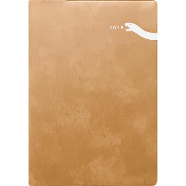 エルコミューン マトカ 手帳 2025年 B6 ウィークリー レフト ニョロ ベージュ DR-WB-...