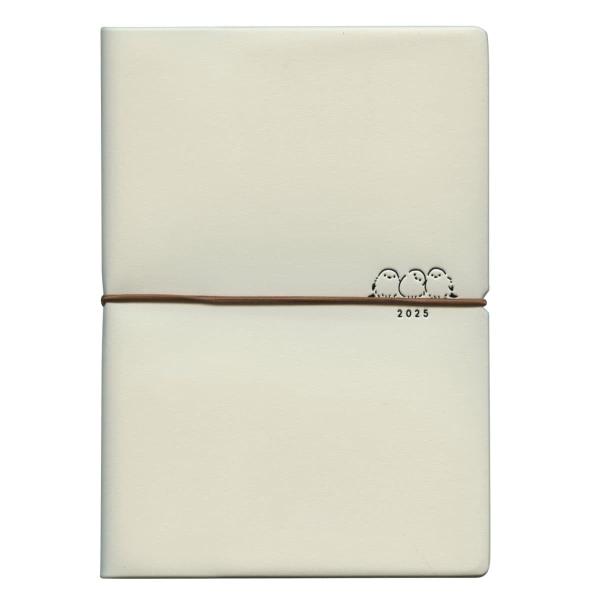 エルコミューン マトカ 手帳 2025年 B6 ウィークリー ブロック シマエナガだんご ハレ DR...