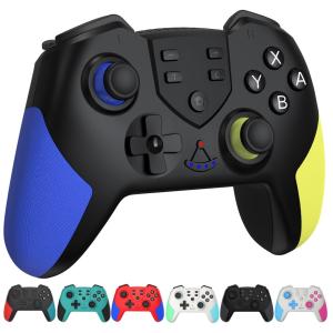 Switch コントローラー Amiibo 対応 NFC搭載 任天堂 スイッチ ジャイロ マクロ機能 TURBO ワイヤレス Bluetooth 連射 振動 Lite/有機EL クリスマス プレゼント