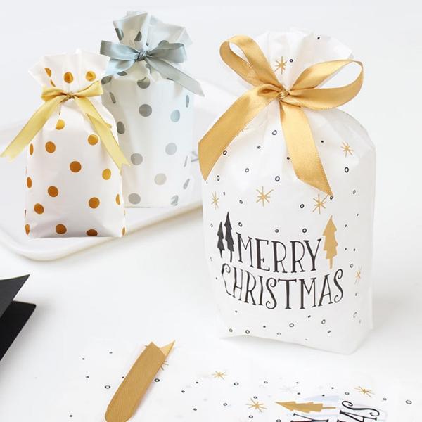 【Xmas・中サイズ】ギフトラッピング 包装 ラッピング用品 ギフト 袋 wrapping バレンタ...