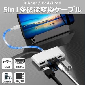 iPhone HDMI/SD/TF/USB 変...の詳細画像1
