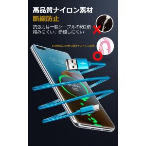 スマホ 充電 ケーブル USB Type-C ...の詳細画像2
