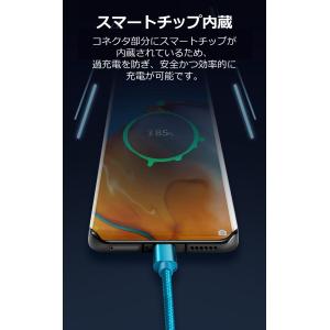 スマホ 充電 ケーブル USB Type-C ...の詳細画像3