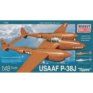 ミニクラフト 11683 1/48 WW.II アメリカ陸軍航空軍 P-38J 'YIPPEE'