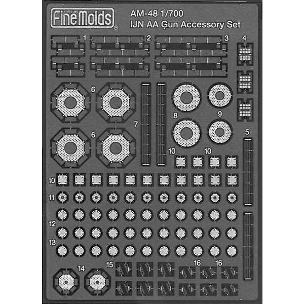 ファインモールド AM-48 1/700 日本海軍 対空機銃アクセサリーセット