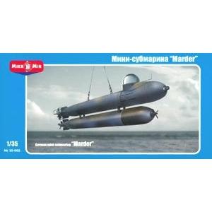 AVISブランド AVM3502 1/350 独 マーダー改良型特殊潜航艇(MicroMirブランド)｜rainbowten