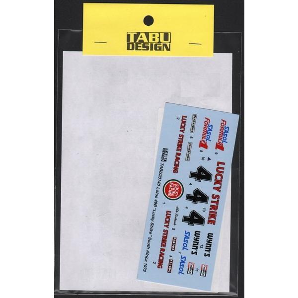 TABU DESIGN TABU20140 1/20 Lotus 49C 'LS' South Af...