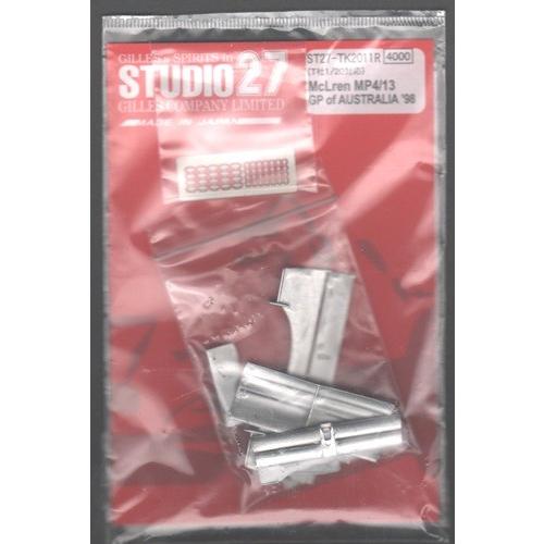 スタジオ27 TK2011R 1/20 マクラーレン MP4/13 オーストラリア'98 タミヤ用 ...