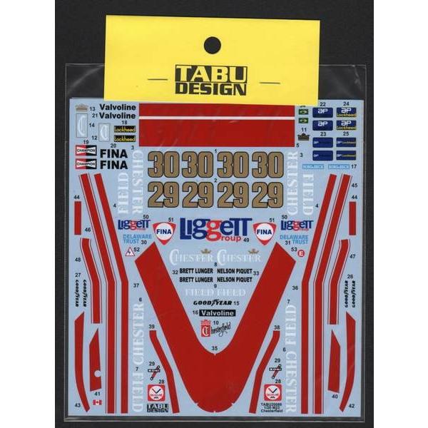 TABU DESIGN TABU20089 1/20 M23 CHESTER FIELD 1978 ...