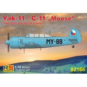 RSモデルス 92166 1/72 Yak-11/C-11 「ムース」 (チェコスロバキア/ハンガリ...