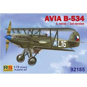 RSモデルス 92185 1/72 アヴィア B-534(チェコ3種/ドイツ)