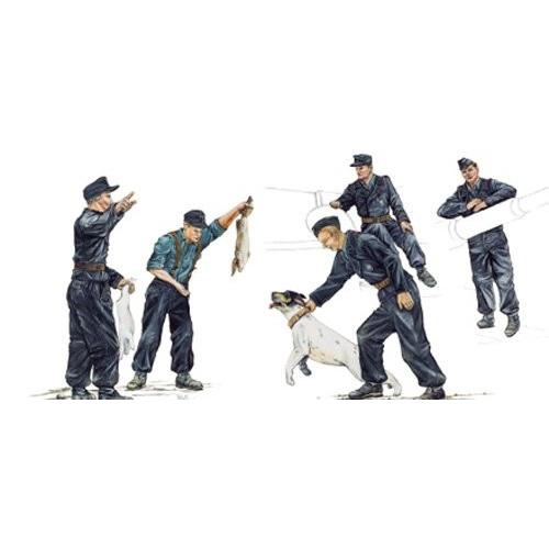 AFVクラブ 35092 1/35 ドイツ戦車兵 「ハンティングクルー」 w/犬・ウサギ