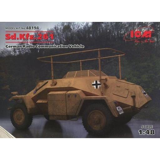 ICM 48194 1/48 ドイツ Sd.Kfz.261 無線装甲車