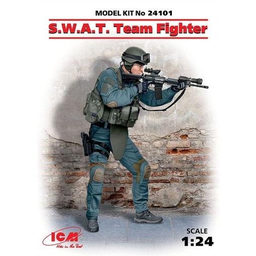 ICM 24101 1/24 アメリカ S.W.A.T.隊員