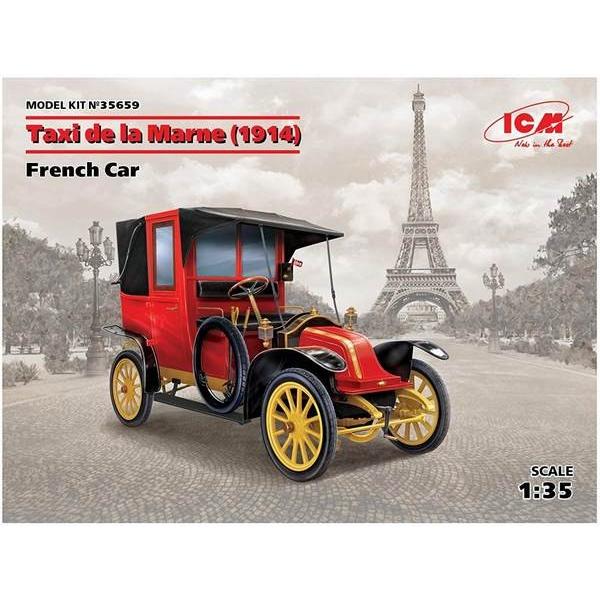 ICM 35659 1/35 ルノー「マルヌのタクシー」 1914年 フレンチカー