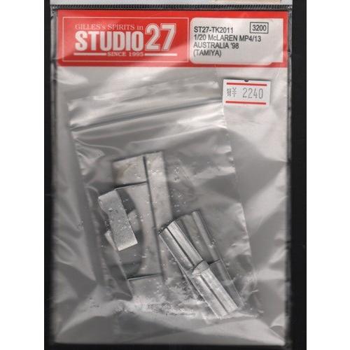 スタジオ27 TK2011 1/20 マクラーレン MP4/13 オーストラリア'98 タミヤ用 M...
