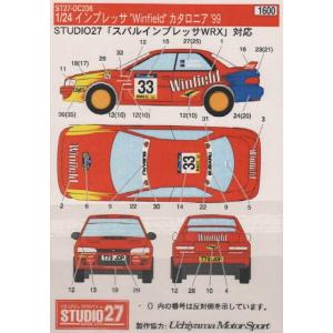 スタジオ27 DC236 1/24 インプレッサ WRX ウインフィールド'99(デカール)