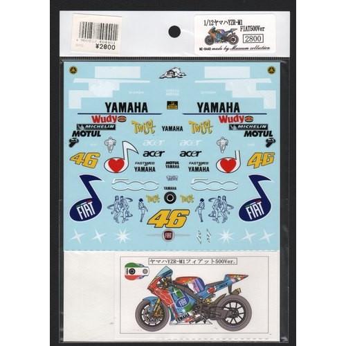ミュージアムコレクション D440 1/12 ヤマハ YZR-M1 FIAT500Ver(デカール)