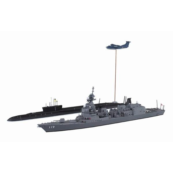 アオシマ 055656 1/700 海上自衛隊護衛隊 DD-119 あさひ SP シーレーン防衛作戦