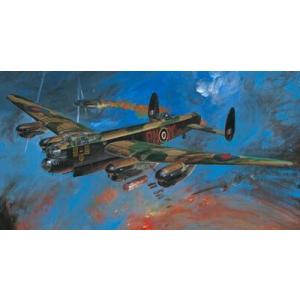 タミヤ 112 1/48 アブロ ランカスターB Mk.I/III(人形5体 マーキング4種と塗装済...