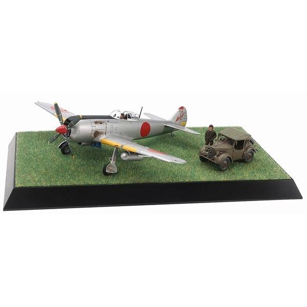 タミヤ 116 1/48 日本陸軍四式戦闘機 疾風 &amp; くろがね四起 情景セット