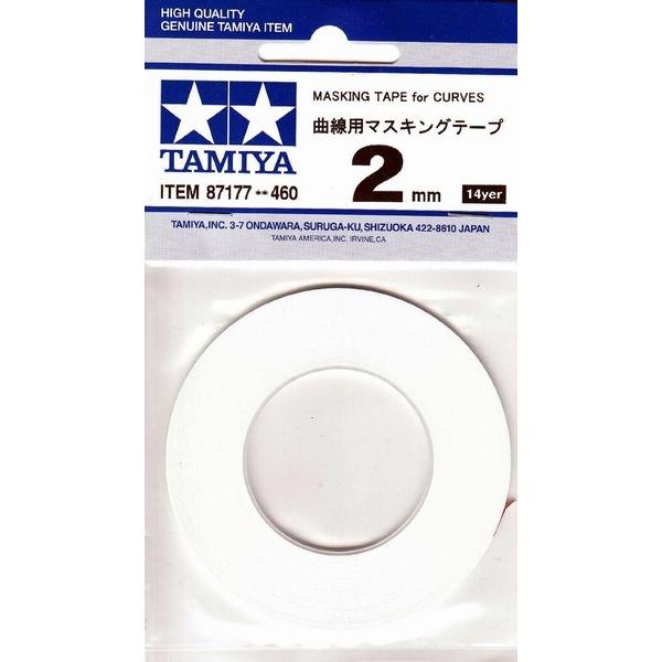 タミヤ 87177 タミヤ 曲線用マスキングテープ 2mm