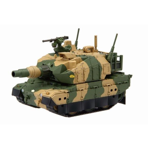 フジミ ちび丸 ミリタリーシリーズ SPOT No.03 10式戦車(ディスプレイ用彩色済み台座 &amp;...
