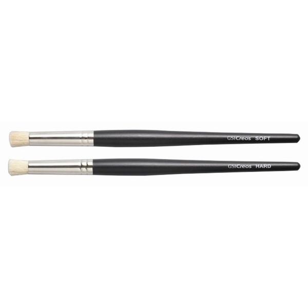 クレオス MB34 Mr.ウェザリングブラシセット 特大(ソフト・ハード各1本入り)