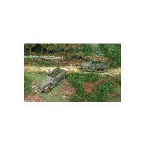 イタレリ(プラッツ) 7509 1/72 WW.II アメリカ軍 M3A1 ハーフトラック(2輌セッ...