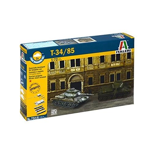 イタレリ(プラッツ) 7515 1/72 WW.II ソビエト軍 T-34/85(2輌セット)