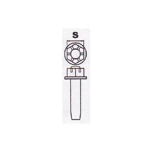 マスタークラブ MC435129 ワッシャー付キャッスルナット二面幅1.8mm取付軸径1.5mm 1...