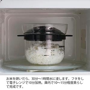 HARIO(ハリオ) ガラスのレンジご飯釜1~...の詳細画像2