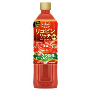 kikkoman(デルモンテ飲料) デルモンテ リコピンリッチ トマト飲料 900g×12本｜rainbowtree