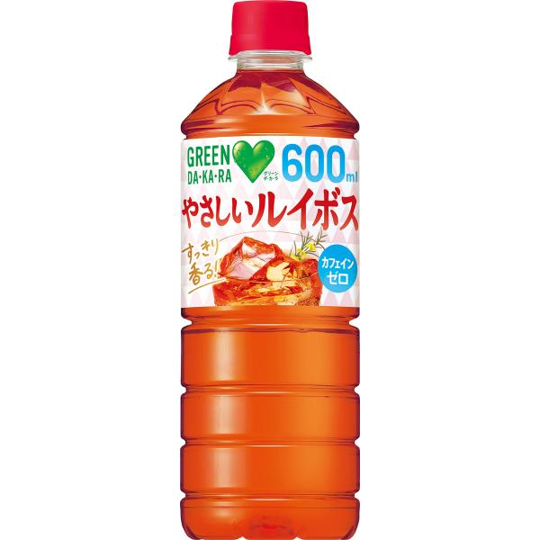 サントリー グリーンダカラ やさしいルイボス お茶 ノンカフェイン 600ml×24本