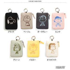 スヌーピー SNOOPY パスケース リール付...の詳細画像1
