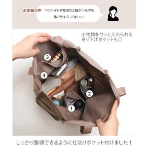 トートバッグ うちわが入る 大容量 大きめ マ...の詳細画像5