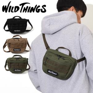 ショルダーバッグ ボディバッグ メンズ レディース 小さい 斜めがけ ブランド 軽い ビジネス 通学 WILD THINGS ワイルドシングス ポイント消化｜rainbunker