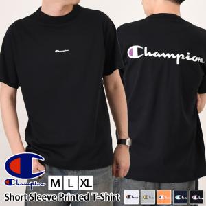 Champion チャンピオン Tシャツ 半袖 メンズ レディース ショートスリーブ C3-B343 プリント コットン ベーシック ブランド｜JOKnet Yahoo!店