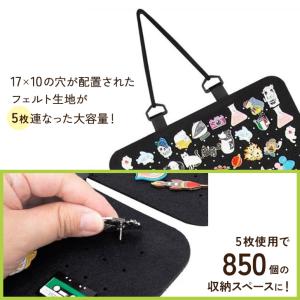 ピンズ ピンバッジ バッチ 収納 ウォールポケ...の詳細画像3
