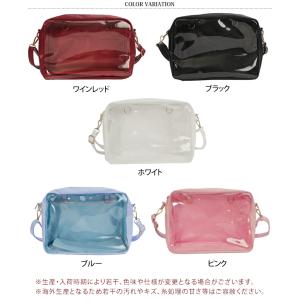 クリアバッグ ショルダー おしゃれ レディース...の詳細画像1