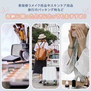 メイクポーチ 大容量 レディース 化粧ポーチ ...の詳細画像3
