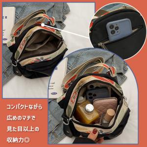 ショルダーバッグ メンズ レディース 軽い 小...の詳細画像5