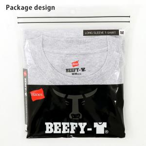 ヘインズ Hanes 綿100% Tシャツ 長...の詳細画像3