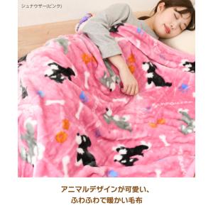 毛布 シングル ブランケット 暖かい フリース...の詳細画像2