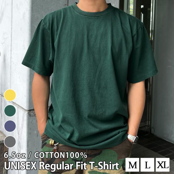 Tシャツ レディース メンズ 半袖 厚手 コットン 綿100％ 無地 大きいサイズ クルーネック 6...