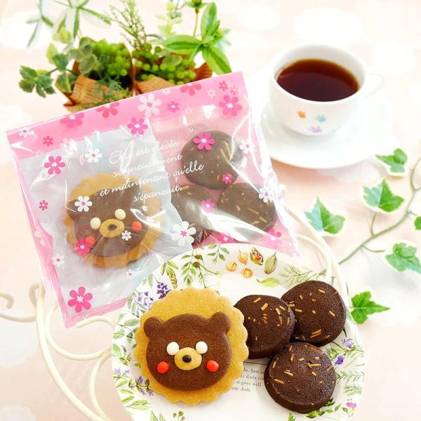プチギフト ちょっとしたお返し かわいい お菓子 退職 転勤 挨拶 お礼 女性 会社 クマビスケット...