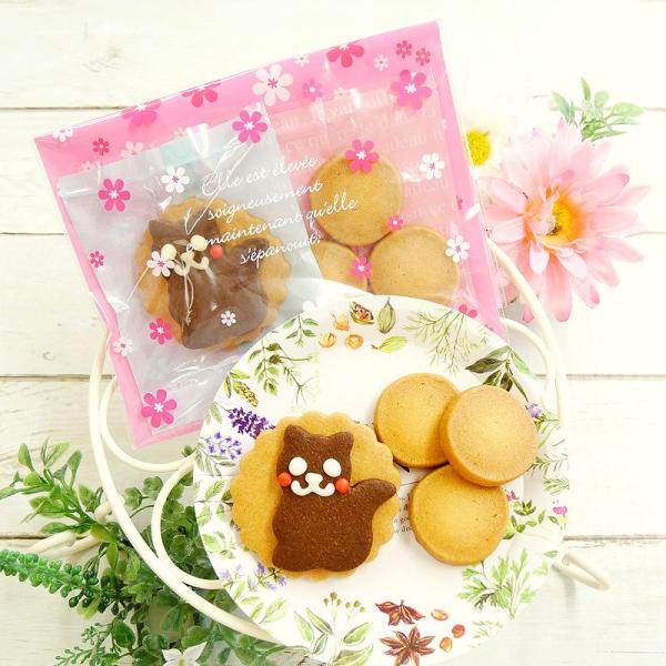 プチギフト ネコ 可愛い お菓子 プレゼント 猫好き 発表会 記念品 バター クッキー 個包装 ビス...