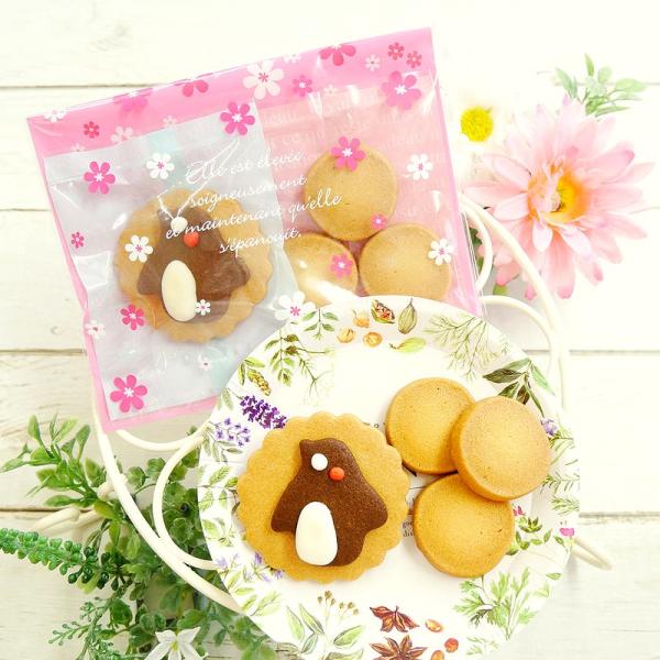 プチギフト ペンギン お菓子 発表会 記念品 子供会 景品 可愛い プレゼント バター クッキー ビ...
